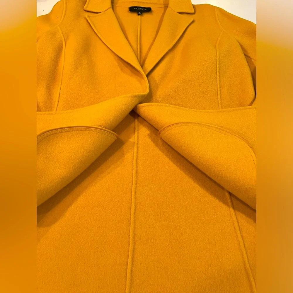 Talbots Double Faced Wool Coat - Picture 8 of 8